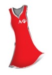 Alpha Phi Red Dress Pin